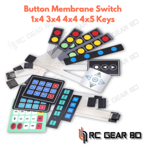 1 2 3 4 12 16 20 Key Button Membrane Switch 1x4 3x4 4x4 4x5 Keys Matrix Array Keyboard Keypad Control Panel DIY Kit For Arduino