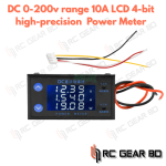 LCD 4-Digits High-Precision Voltage Current Power Meter Digital DC 0-200V 10A Voltmeter Ammeter Volt Testers Dropship