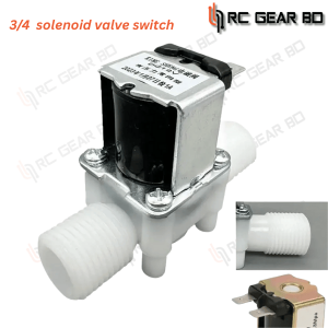Solenoid Valve Switch Flat Angle Type Normally Closed Inlet Solenoid Valve Switch 3/4 DC12V DC24V AC220-240V for Water Dispenser
