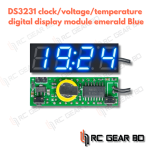 Red Blue Green 3 In 1 LED DS3231 DS3231SN Digital Clock Temperature Voltage Module Time Thermometer Voltmeter Board DC 5V-30V - Image 2