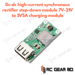 DC 7-21V to 5V 5A USB DC-DC Step Down Voltage Regulator Module Power Converter Supply for Phone Car Charging