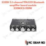 XY-S350H 2.1 channel tpa3251 Bluetooth power amplifier board module high and low subwoofer 220W * 2 + 350W - Image 2