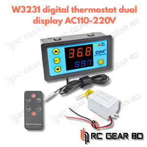 12V 24V 220V AC Digital LED Temperature Controller W3231 For Incubator Cooling Heating Switch Thermostat NTC Sensor