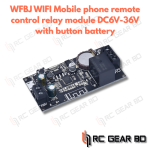 WFBJ WIFI Mobile phone remote control relay module DC6V-36V with button battery
