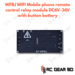 WFBJ WIFI Mobile phone remote control relay module DC6V-36V with button battery - Image 2
