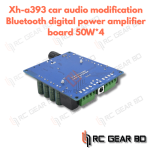 XH-A393 Car Audio Modified Bluetooth Digital Power Amplifier Board 50W*4 DC12-18V Support TF card AUX Bluetooth Input - Image 2