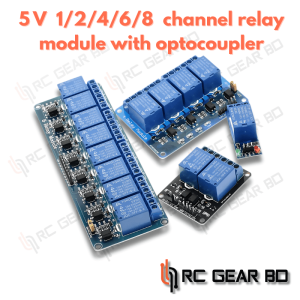 5V 12V 1 1 2 4 6 8 Channel Relay Module With Optocoupler 5V Relay Output 1 2 4 6 8 Way Relay Module For Arduino